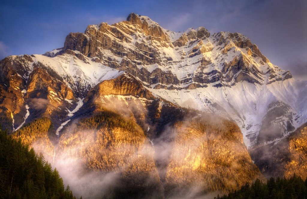 Гора добра. Счастье в горах. Golden Mountain. Gold Mount. 3840x2160 Gold Montain.