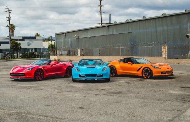 Widebody C7 Chevrolet Corvette Trio Looks Poisonously Sexy. - 6