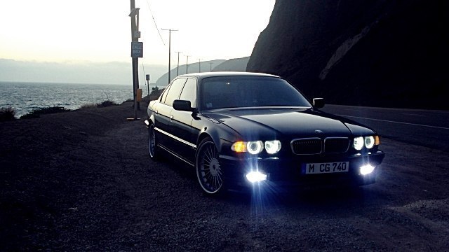 BMW e38 бандиты