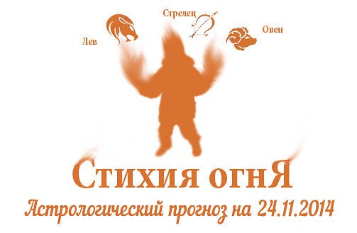 Стихия огня. Овен, Лев, Стрелец. Астрологический прогноз на 24.11.2014 Овен Семья: Постарайтесь в ...