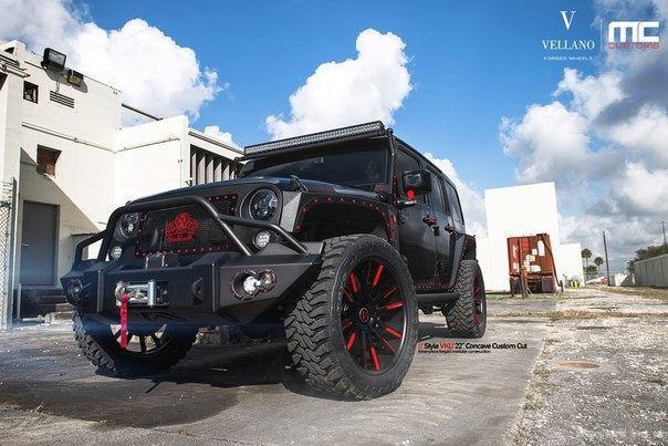 Jeep Wrangler On Vellano VKU Wheels - 4