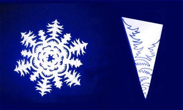 Готовимся к Новому году! Вырезаем снежинки. - 3