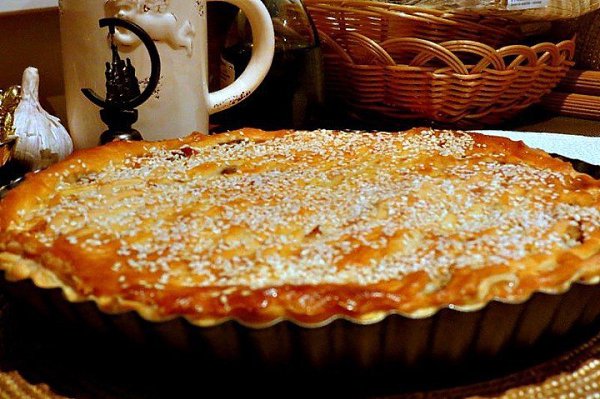 ПИРОГ С КУРИЦЕЙ И ГРИБАМИ.Ингредиенты200 г +1 ст. л.мука (для теста + для соуса)125 г +50 г масло ... - 10