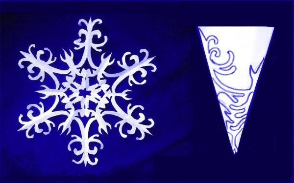 Готовимся к Новому году! Вырезаем снежинки. - 4