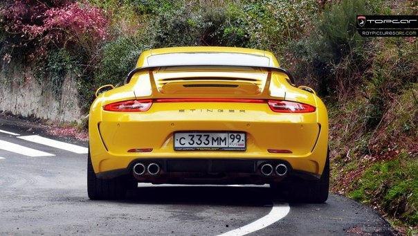 Stunning Yellow Porsche 911 Carrera Stinger - 5