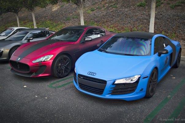 Audi R8 & Maserati GranTurismo MC Stradale