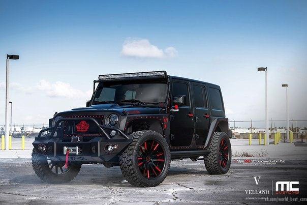 Jeep Wrangler On Vellano VKU Wheels