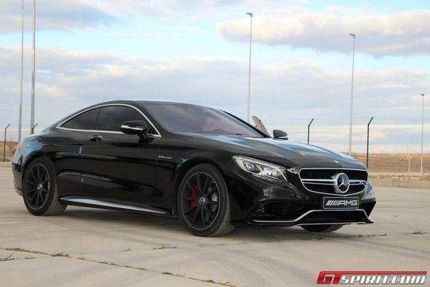 Stunning Black-on-Black Mercedes-Benz S 63 AMG Coupe.