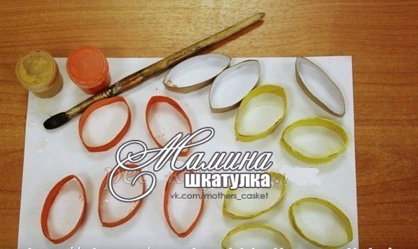Мастер-класс «Ветка рябины».Для изготовления возьмите:- Рулоны от туалетной бумаги,- гуашь,- ... - 2