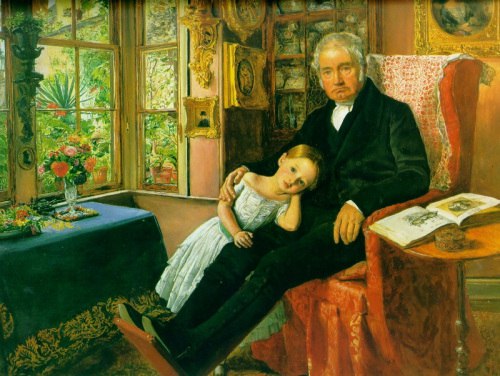 James Wyatt And His Grandaughter Mary /      