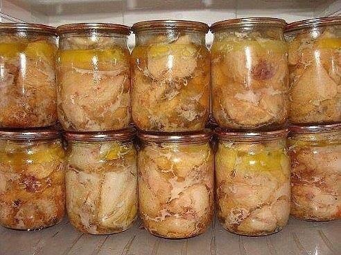 ВКУСНЕЙШАЯ ДОМАШНЯЯ ТУШЕНКА ИЗ КУРИЦЫ. Домашняя тушенка из курицы- это очень вкусно. Да и к тому же ...
