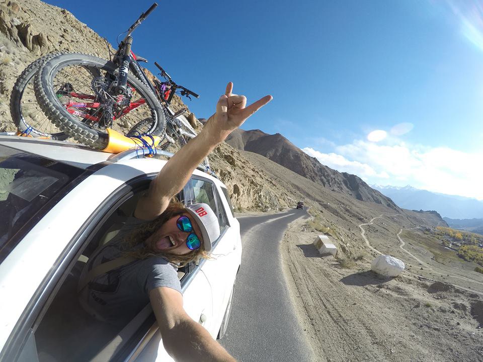 Kelly McGarry exploring India with his mountain bike.! <a href=