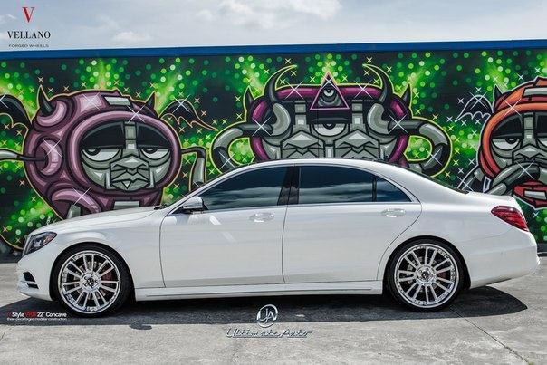 Mercedes-Benz S 550 (W222) on Vellano Wheels. - 3