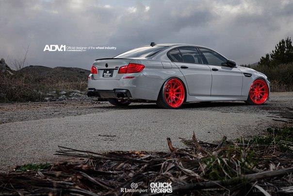 BMW M5 (F10) on ADV.1 Wheels. - 5
