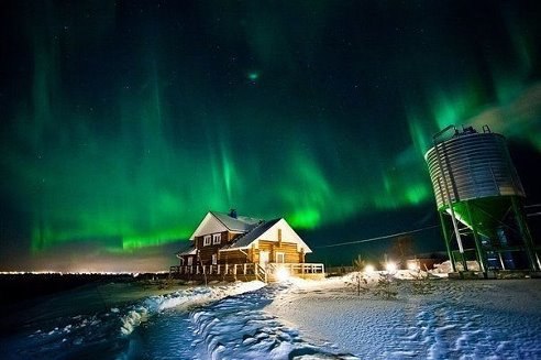 Самое красивое! Северное сияние в Архангельске, Россия... Не забудь подписаться: ...
