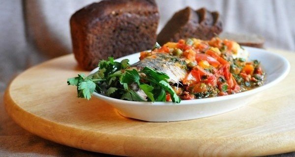 Запеченная скумбрия с мексиканским гарниром.*Энергетическая ценность, 100 г Белки Жиры ...
