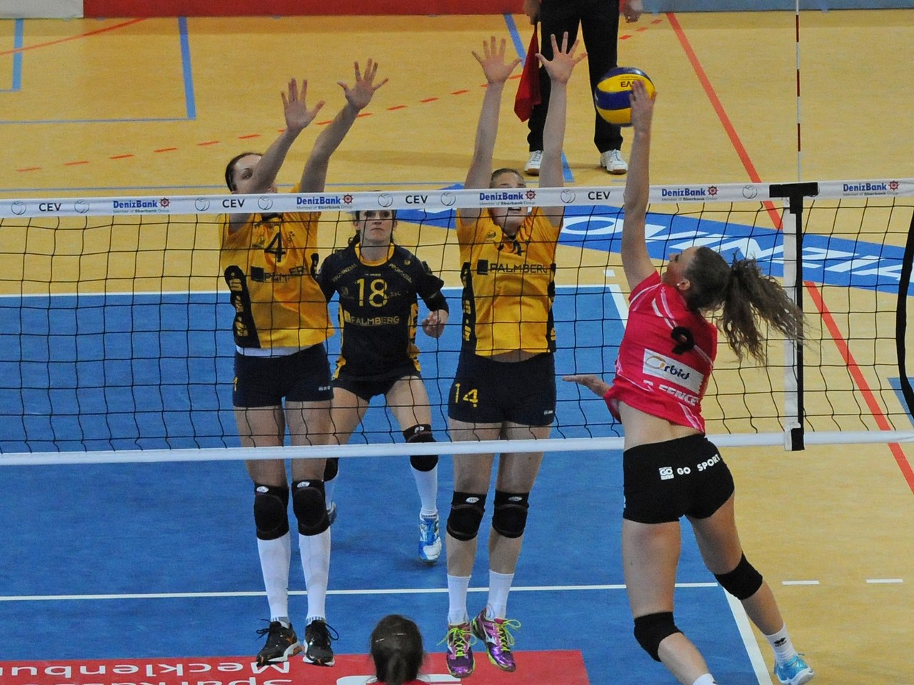 2015 CEV Volleyball Challenge Cup - Women SCHWERINER SC vs VC OUDEGEM