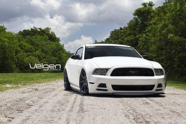 Ford Mustang on Velgen Wheels.