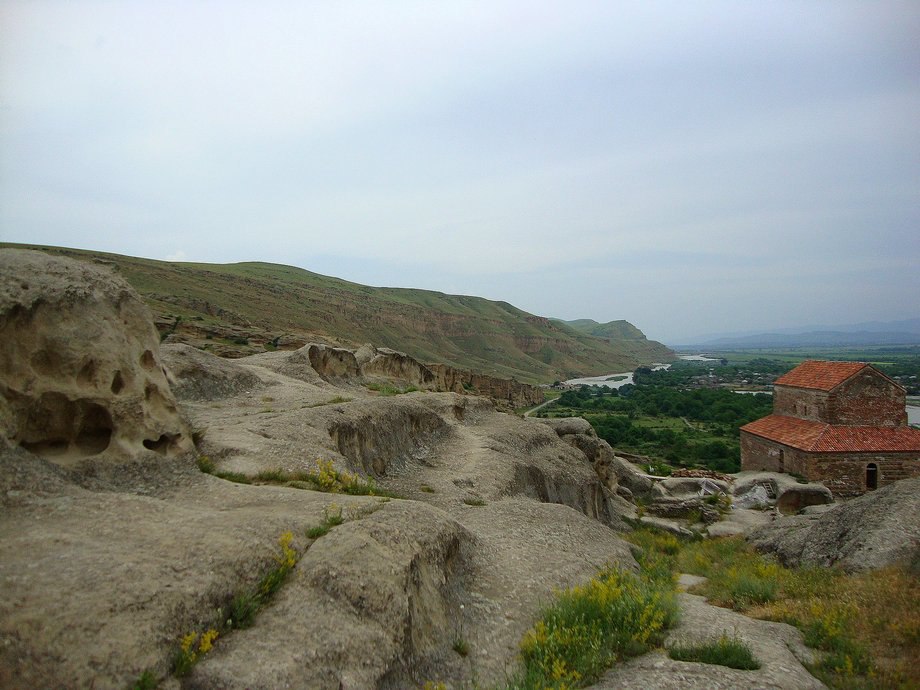 Uplistsikhe ("The lord's fortress") is an ancient rock-hewn town in eastern Georgia - 2