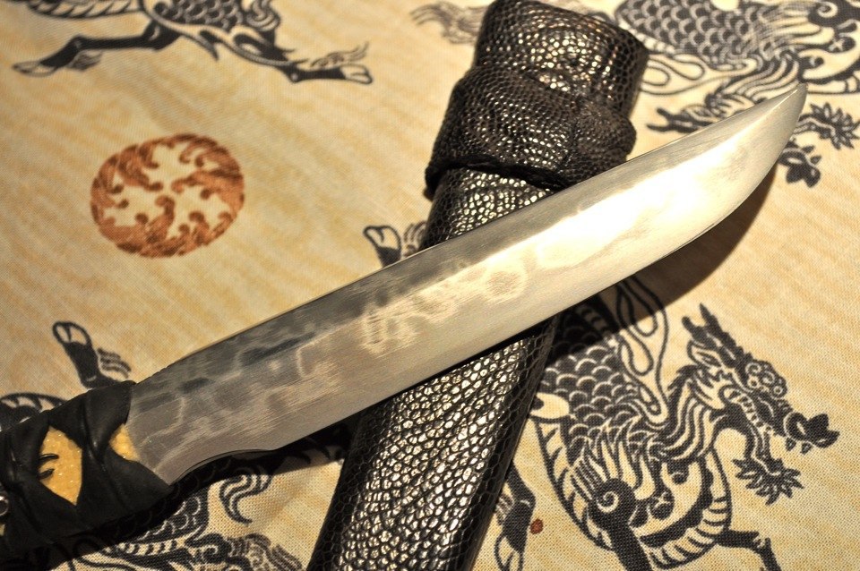 Aikuchi Kwaiken Zanto Knife. !    :  David Goldberg   ... - 5