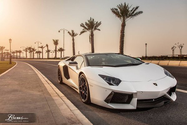 Lamborghini Aventador in Qatar.