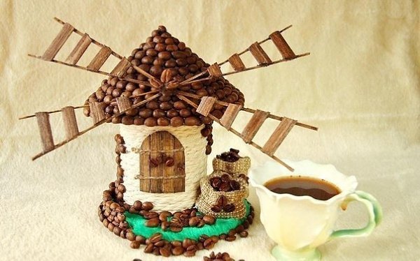 Декоративная коробочка своими руками. Кофейная мельница