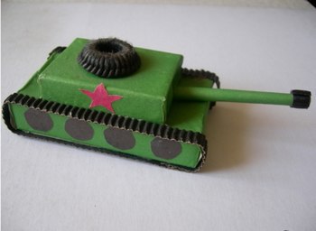 Как сделать танк из спичечных коробков своими руками - мастер-класс с фото