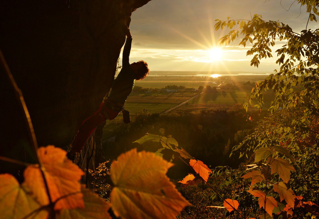 Climbing in Gatineau