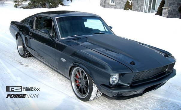 '68 Ford Mustang on Forgeline RB3C Wheels