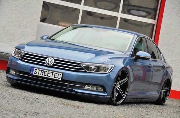 VW Passat B8 Slammed on Oxigin Wheels