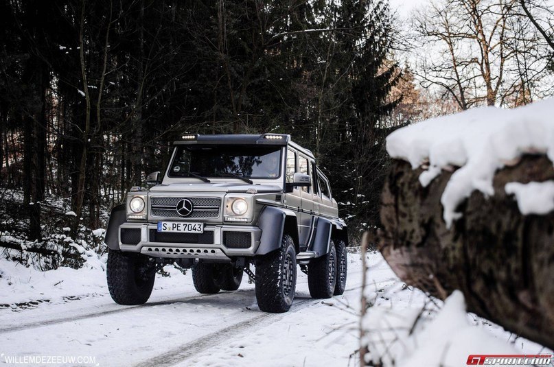 Mercedes-Benz G63 AMG 66 Winter Wonderland Photoshoot.