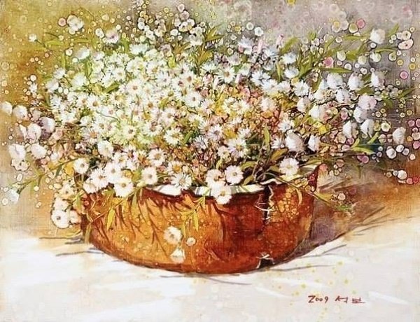 С первым днем весны! Чудесные букеты от Yi Seong-bu #вдохновение@ideas.life
