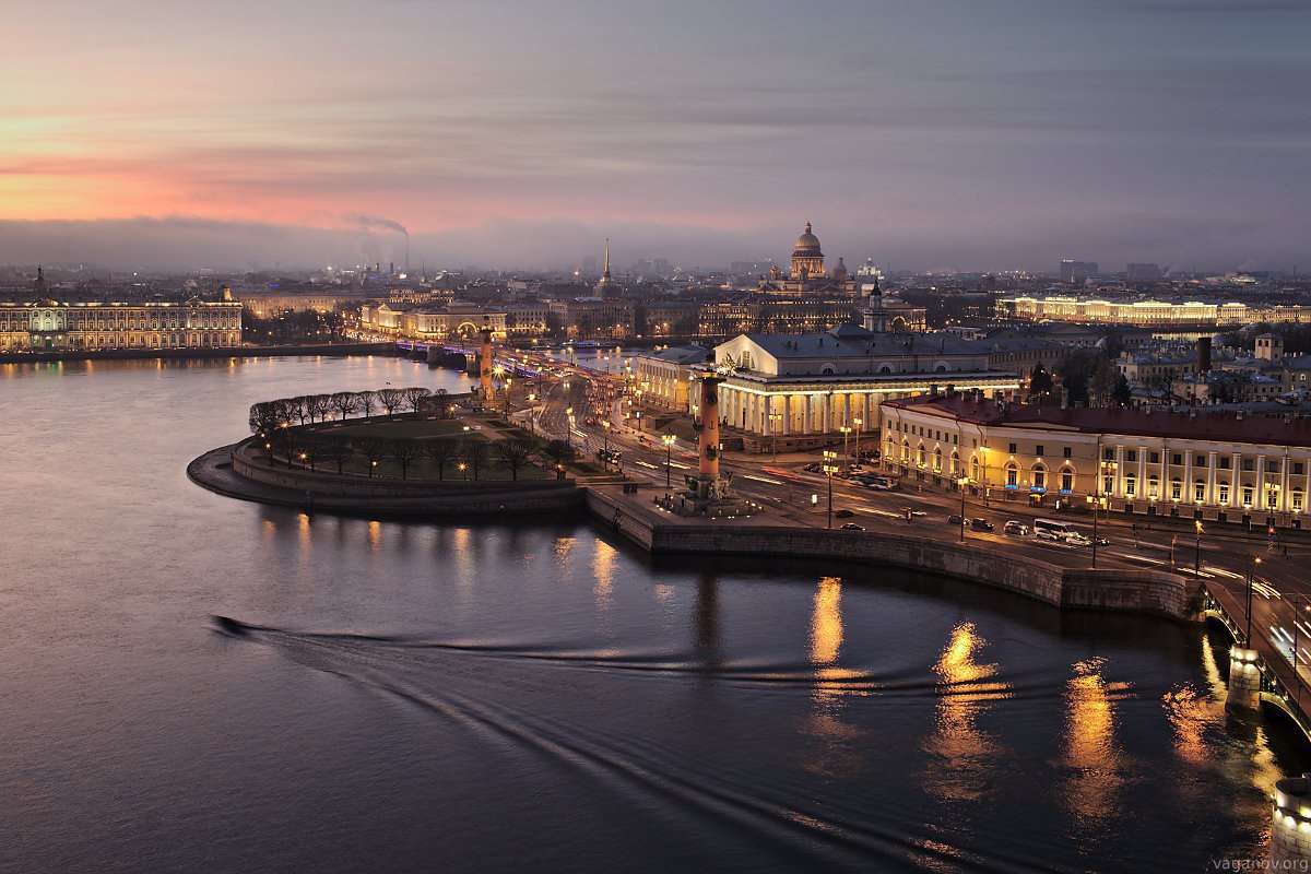 Стрелка Васильевского острова Санкт Петербург