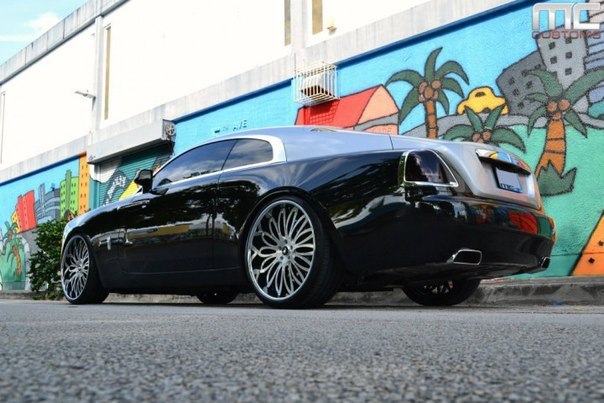 Rolls Royce Wraith On 24-Inch Lexani Forged Wheels. - 6