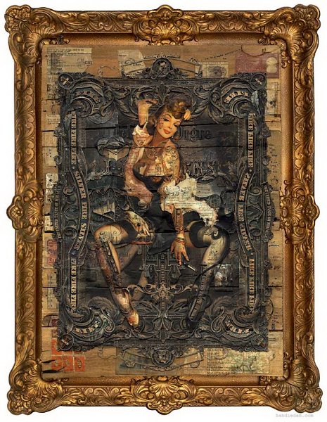 Коллажи Handiedan.Handiedan — голландская художница, чье творчество представляет собой сложный микс ... - 15