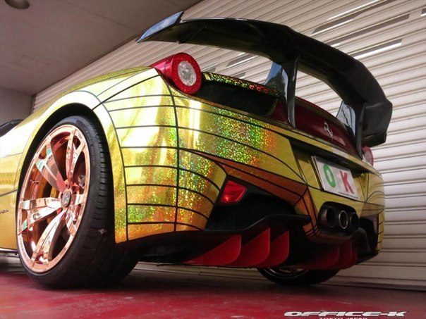 Ferrari 458 Spider Golden Shark by Office-K - 5