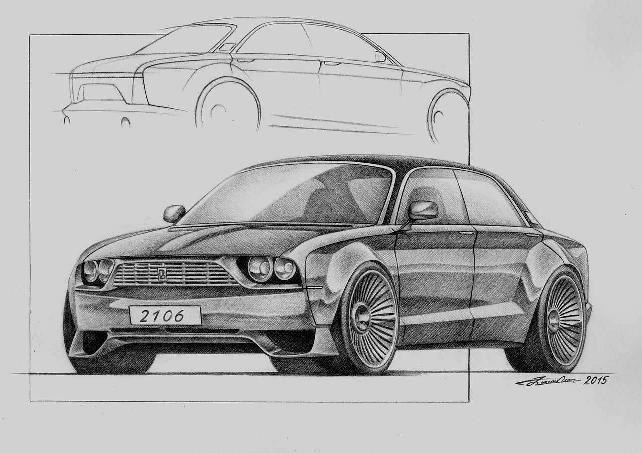 VAZ 2106 restyling /a4, pencils/ | АВТО МАШИНЫ ТАЧКИ | Фотострана | Пост  №505013161