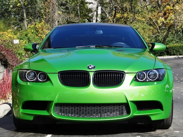 Crazy Java Green BMW M3 Coupe (E92). - 2