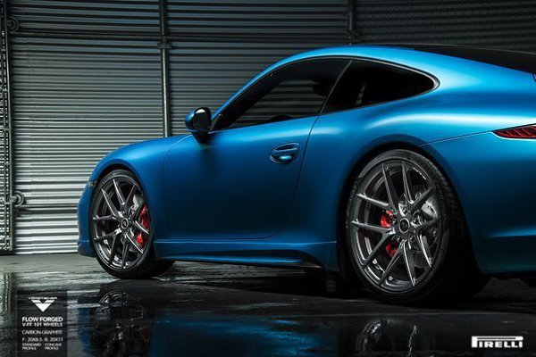 Porsche 911 Carrera S (991) в доработке Vorsteiner. Ателье Vorsteiner представило фото одного из ... - 2