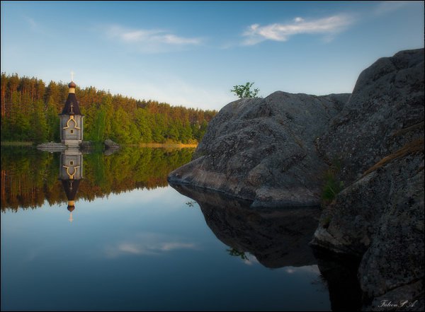 Храм Андрея Первозванного на Вуоксе.=========================Эта церковь расположена на небольшом ... - 6