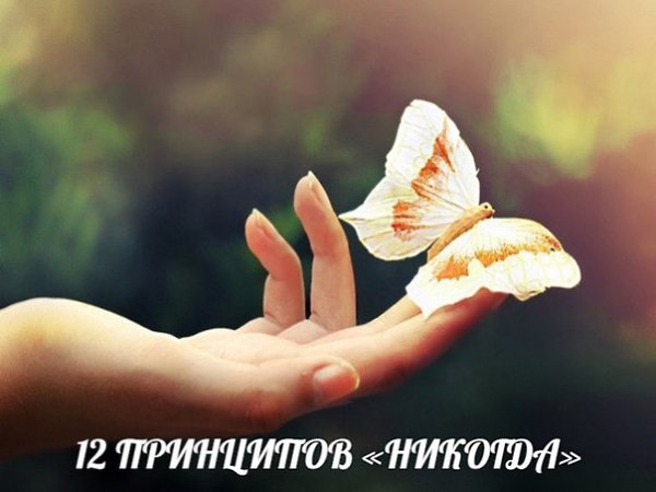 12 ПРИНЦИПОВ «НИКОГДА».1. Никогда не говори«никогда»,потому что «дни бегут так быстро и ничто не ...