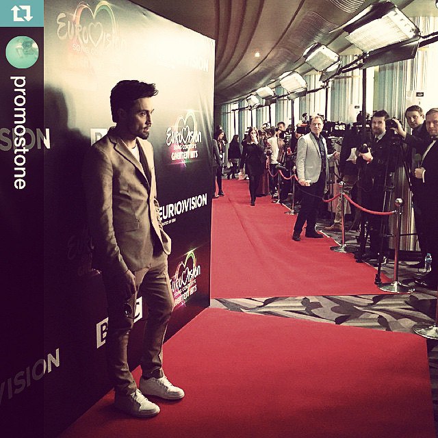 # # #London @promostone with @repostapp.#redcarpet #Eurovision