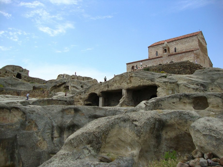 Uplistsikhe ("The lord's fortress") is an ancient rock-hewn town in eastern Georgia - 3