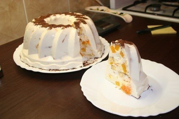 Бланманже с персиками.120 ккал/100 грПриготовление:1. желатин (30 гр) заливаем молоком (200 мл) и ...