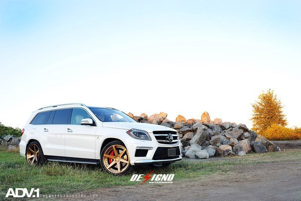 Mercedes-Benz GL 63 AMG (X166) on ADV.1 Wheels. - 2