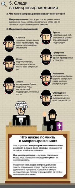 Как вычислить ложь? Инфографика, позволяющая поймать лжеца с поличным. - 6