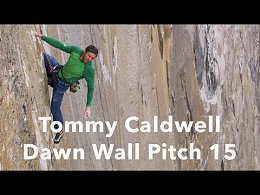 On January 14, 2015, Tommy Caldwell and Kevin Jorgeson made the first free ascent of The Dawn Wall on Yosemite&#039;s El Capitan. Watch Tommy climb pitch 15 (5.14c) in this first footage released by t...