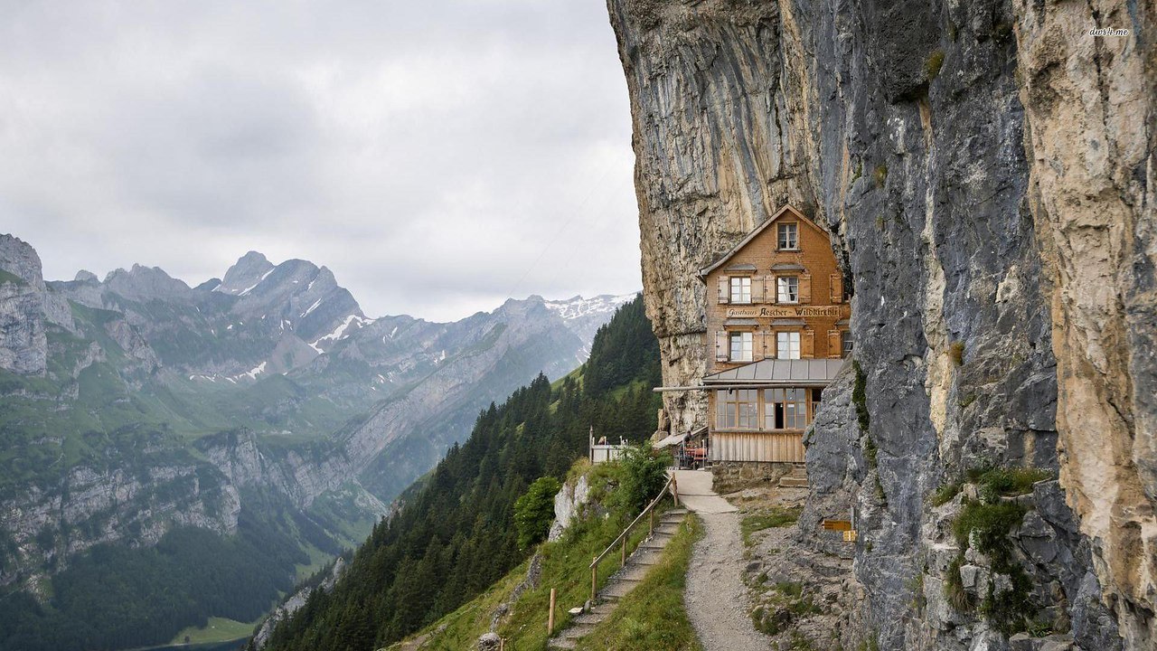 Отель Berggasthaus Aescher