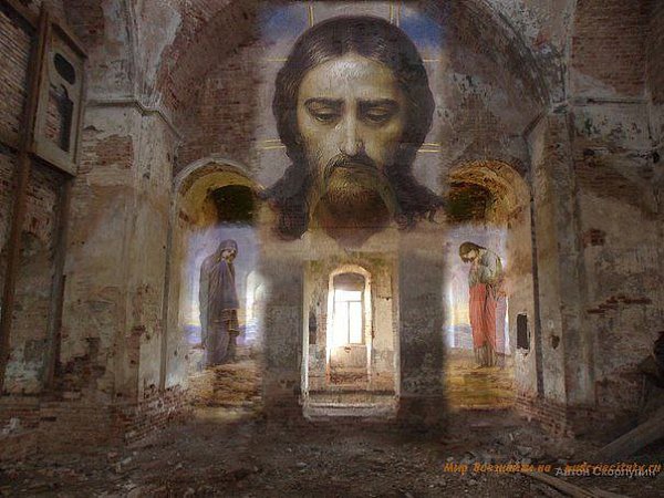 Никто не смеётся над Богом в больнице... Никто не смеётся над Ним на войне... Там вера в сердцах ...