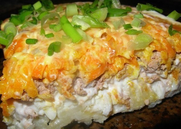 ПРОСТОЙ ПЕЧЕНОЧНЫЙ САЛАТИК.Салат очень вкусный!!! В этот раз вместо печенки у меня был ПЕЧЕНОЧНЫЙ ...